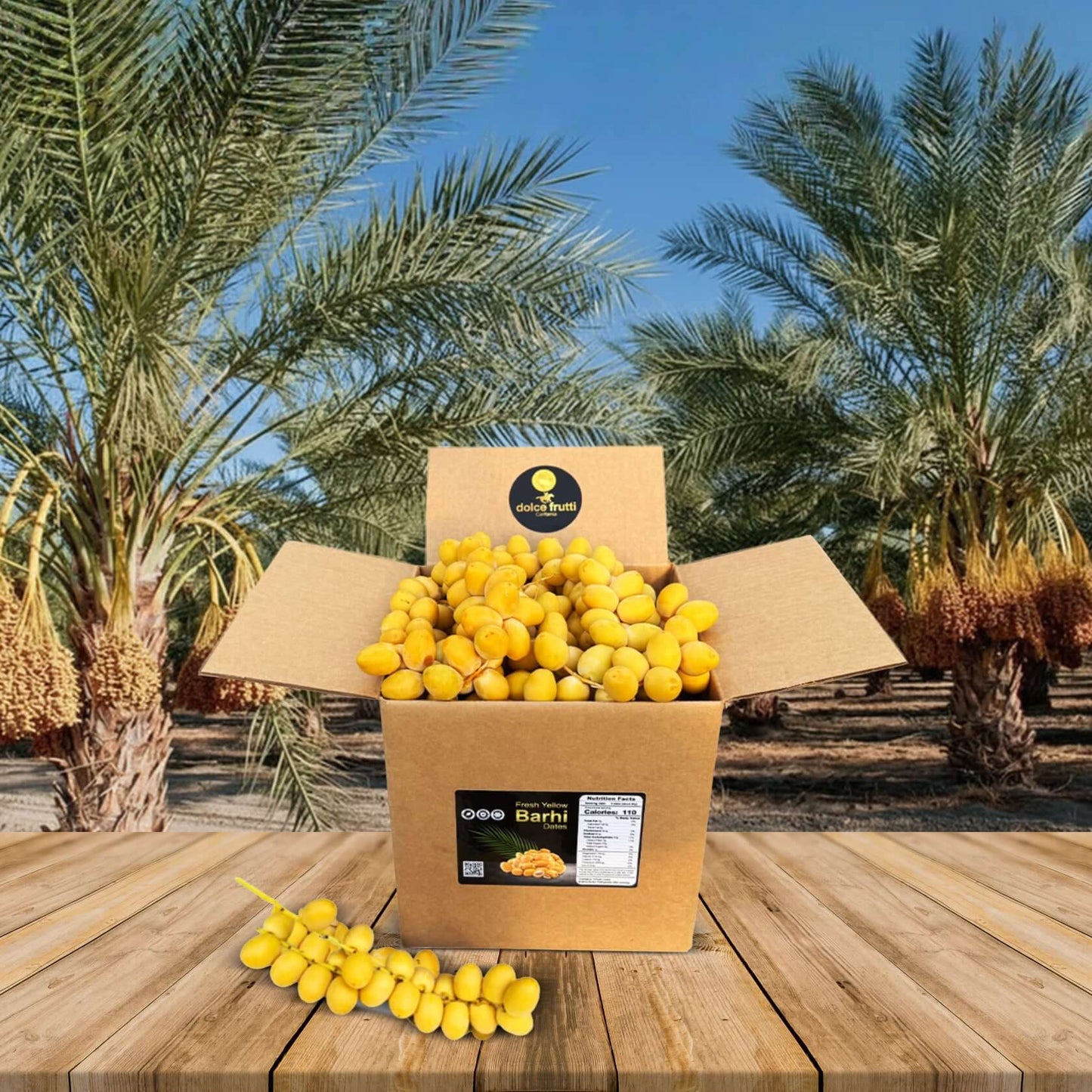 Khalal Yellow Barhi Dates