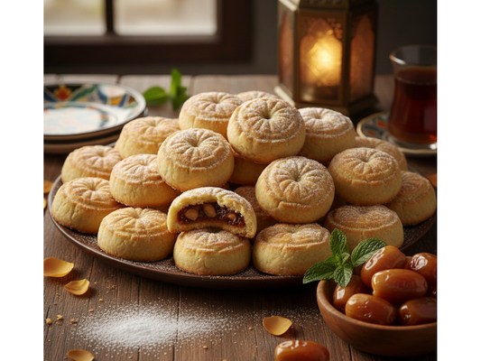Delightful Ramadan Treats: Simple Maamoul Cookies with Dolce Frutti Dates