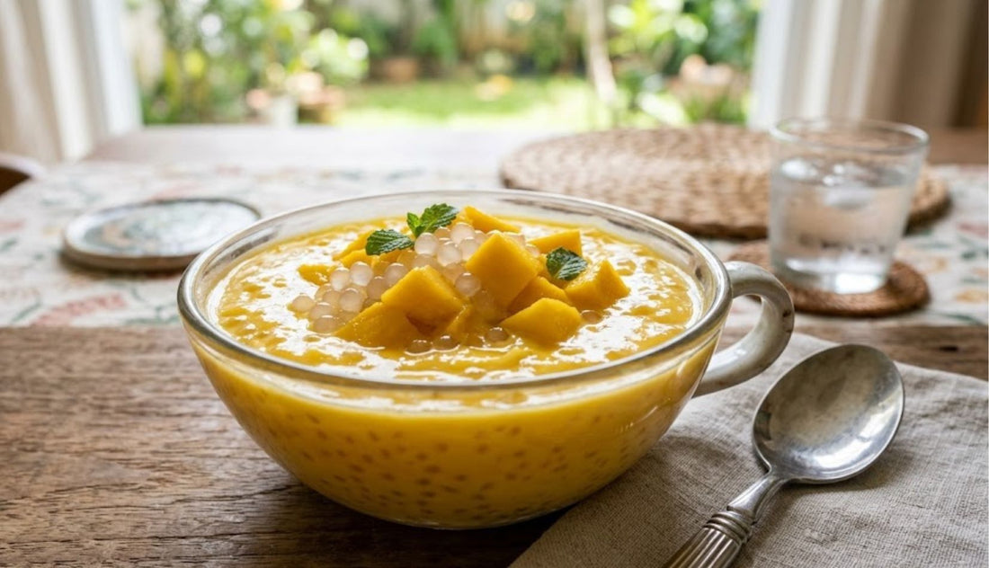 How to Make Creamy Mango Sago at Home
