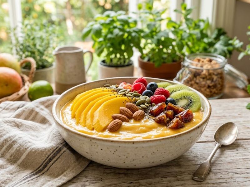 How to Make a Delicious Mango Smoothie Bowl