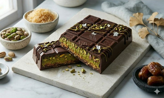 Dubai Style Pistachio Chocolate Bar Recipe: A Luxurious Kunafa-Inspired Dessert