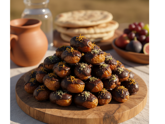 3-Ingredient Chocolate Covered Dates Recipe for Iftar
