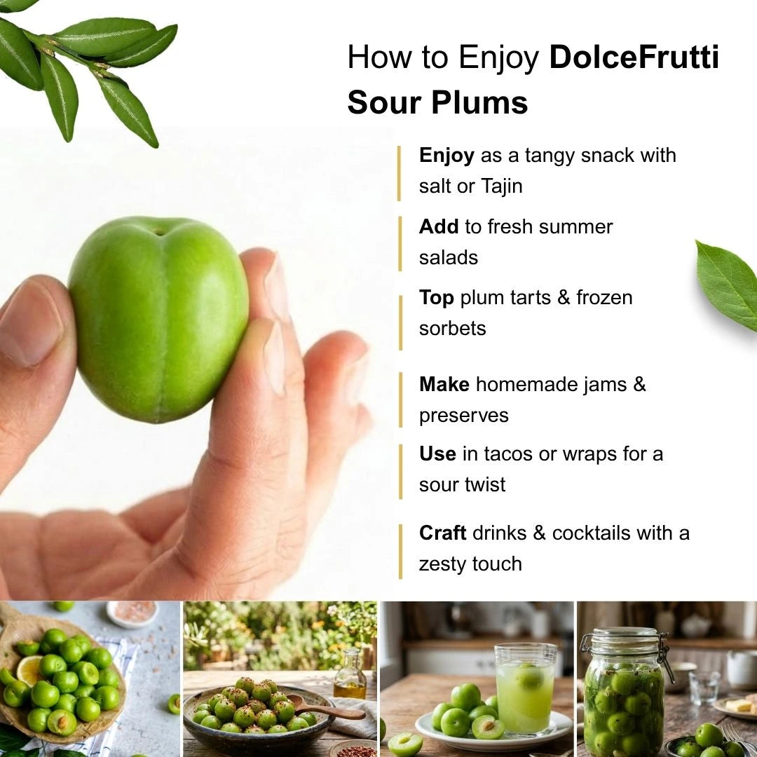 Fresh Sour Plums