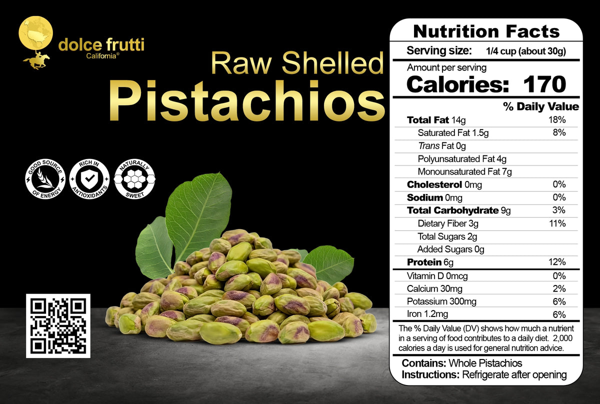 Raw Shelled Pistachios