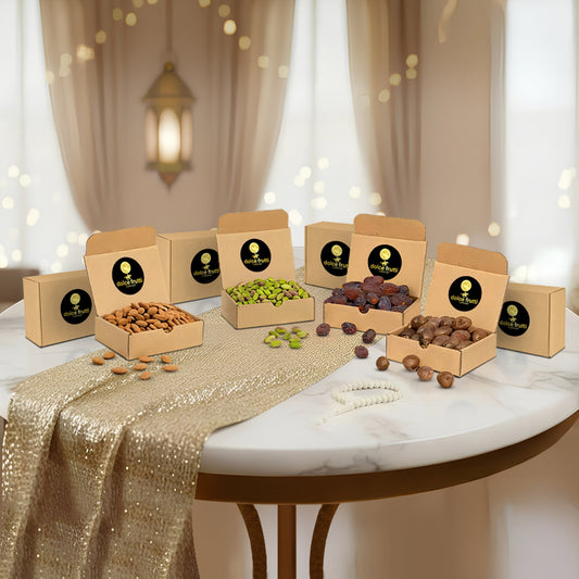 Ramadan Family – 2 Lbs Each of Premium Dates & Nuts (8 Lbs Box)