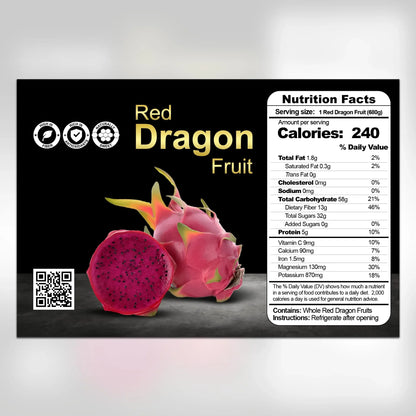 Red Dragon Fruit (Pitaya) nutrition