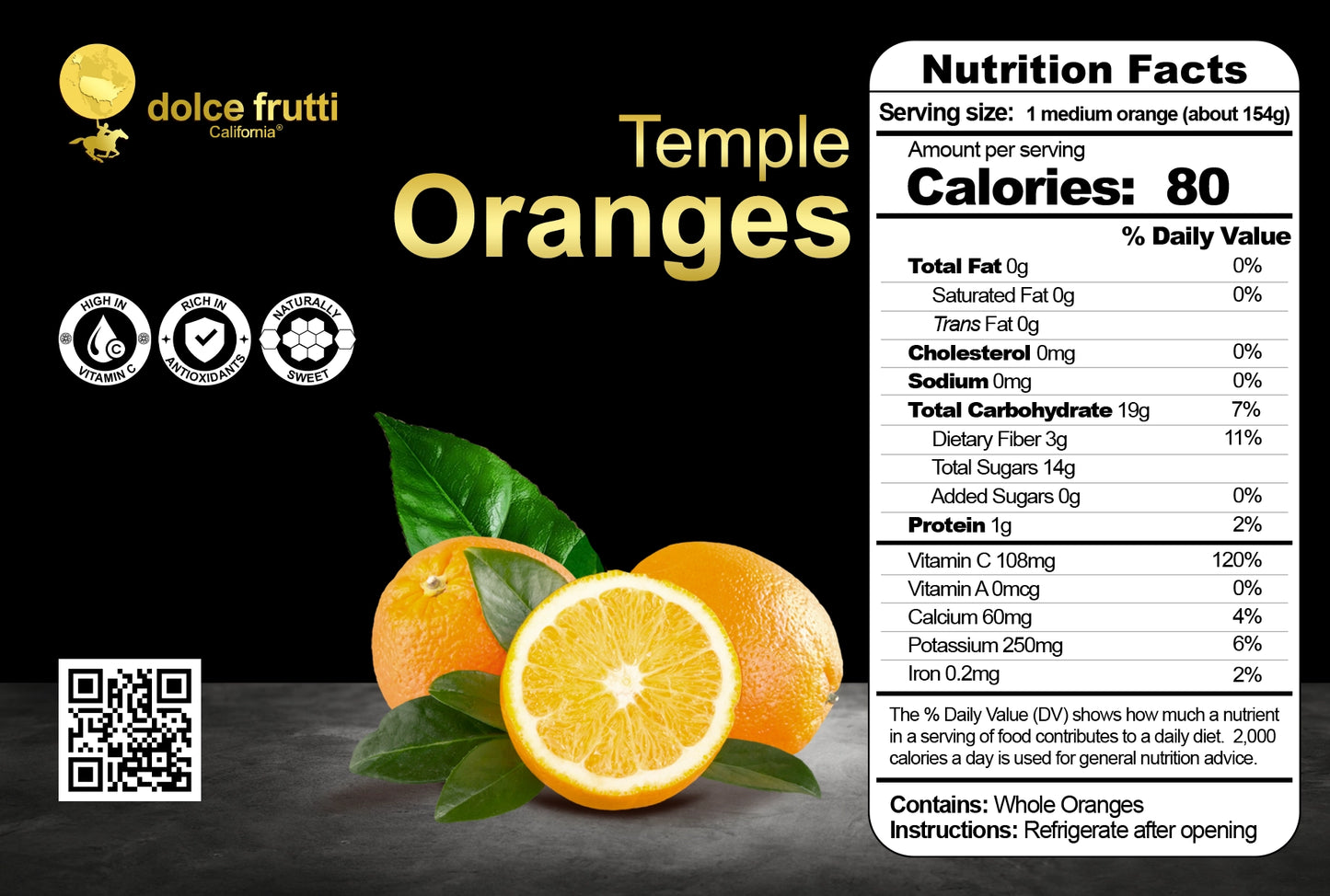 Temple Oranges ( Mandarin ) | Sweet & Juicy