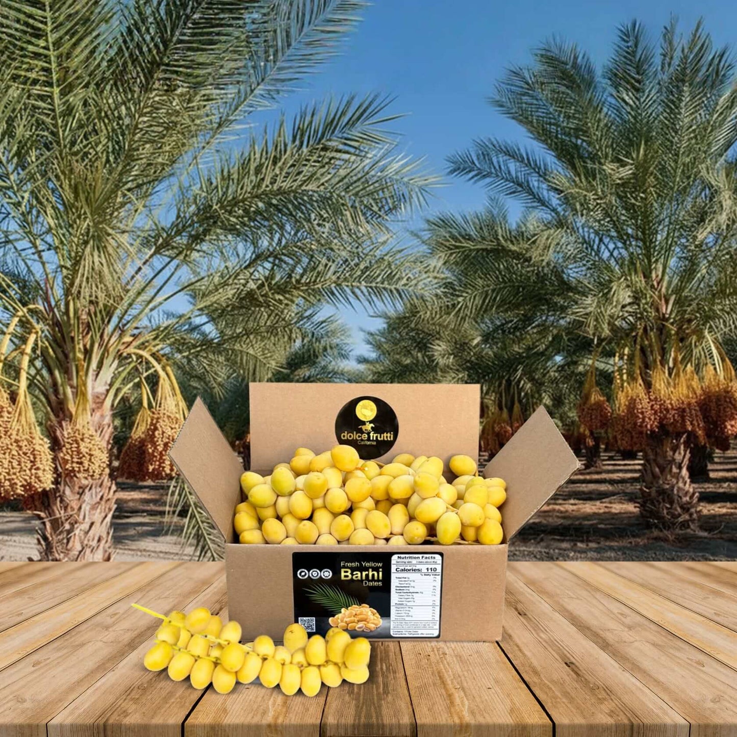 Khalal Yellow Barhi Dates