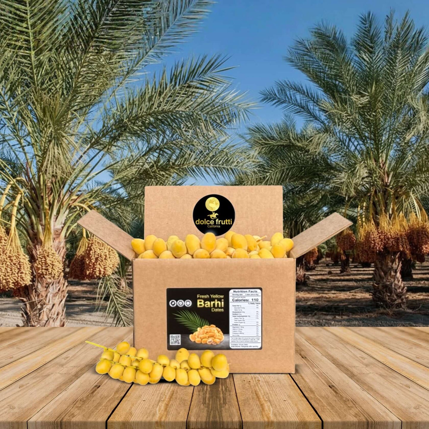 Khalal Yellow Barhi Dates