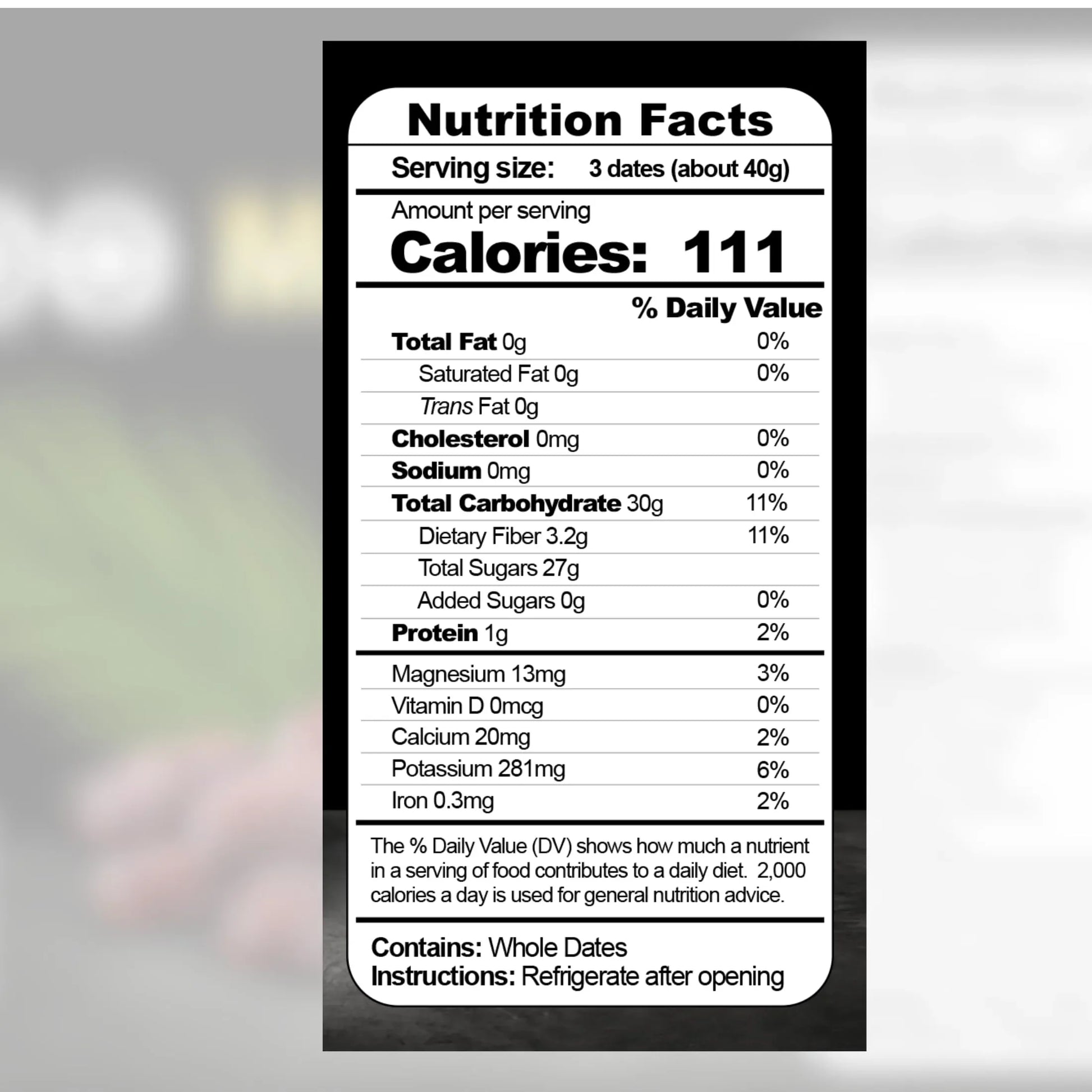 medjool dates nutrition