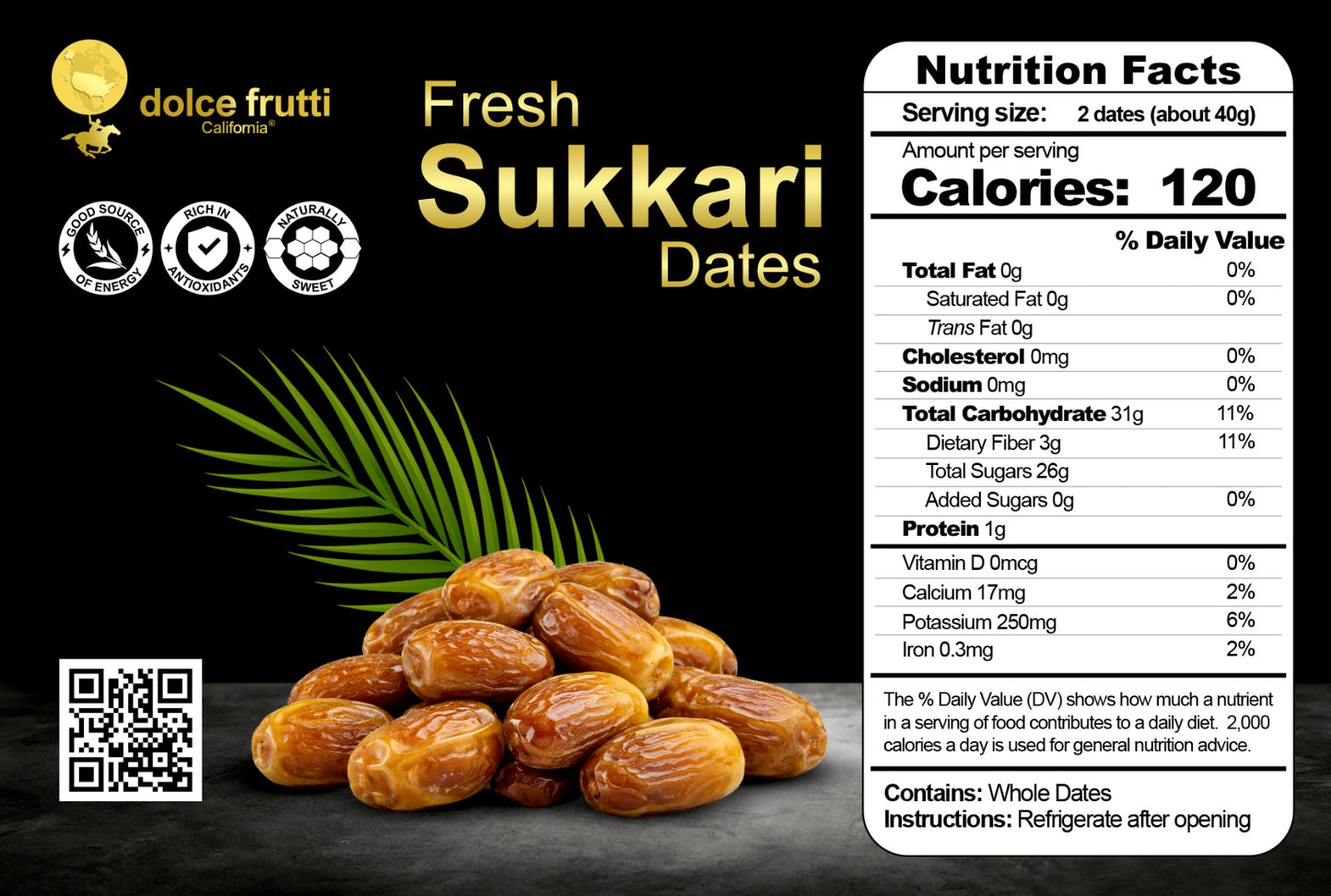 Ripe Sukkari Dates